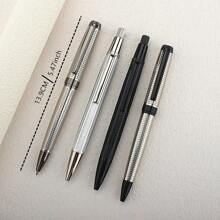 4-Pcs Luxury Metal Fine Point Ballpoint Pen, Personalized Vintage Colored Pen Holders, Best Ball Pen For Men & Women Gift Pen, Office Supplies, Nice Pens (4-Pcs Pens) Back To School