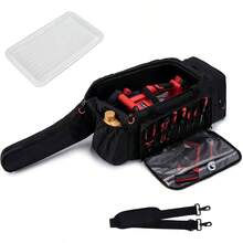 BABEYER Chainsaw Case, Durable Chainsaw Bag Compatible With Greenworks, EGO Power+, Dewalt 1439; 39; /1639; 39; /1839; 39; Cordless Chainsaw Amp; Acssories, Black - Đen+với+Đỏ - Xem 1