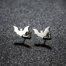 1Pair Stainless Steel Bat Earrings Simple Animal Fashion Stud Earrings Jewelry Wedding Party Girl Male Gifts - 388 - View 11