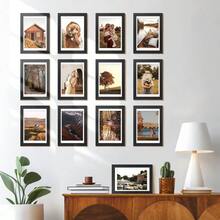 10 Pack 4x6 Photo Frames Set - Black Tabletop/Wall Display For 3.5x5 & 4x6 Pictures, Multi Opening Collage Frame - màu đen - Xem 3