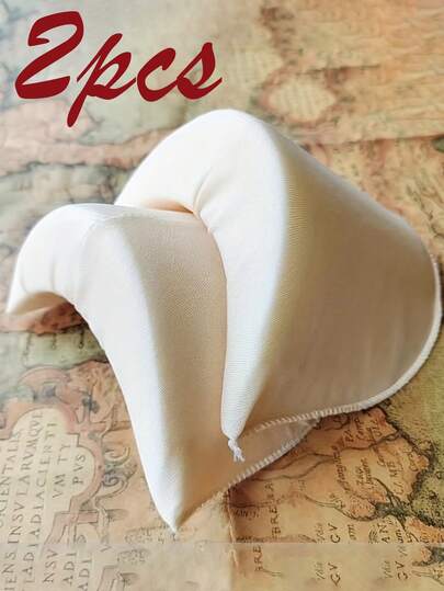 4/2pcs Thickened Shoulder Pads For Sewing DIY Jackets, Wedding T-Shirts & Fashion Accessories, Elevating Tailoring, 3D Contoured Design, Suitable For Party, Birthday, Suit, Shirt - Fabric Material, Back To School