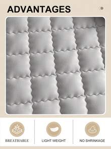 1 pieza Sábana ajustable, moderna tela tejida suave para sábana ajustable de fondo para el hogar, hecha de tela suave y transpirable, lavable, no impermeable, funda de colchón, antipolvo antideslizante, protector de colchón, para todas las estaciones, edredón antipolvo, amigable con la piel, se ajusta a camas individuales, gemelas, completas, queen y king, funda protectora de colchón gris, una opción práctica de edredón antipolvo, decoración de otoño, decoración de habitación, de vuelta a la escuela, útiles escolares