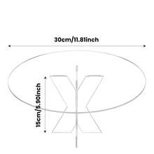 1pc Clear Acrylic Square & Round Cake Stand, Party & Buffet Display Rack For Cups, Cupcakes, Desserts, Storage Tray