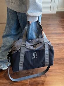 Bolsa de Viagem Multiuso, Bolsa de Armazenamento de Roupas de Grande Capacidade Unissex com Alça de Ombro Destacável e Ajustável, Adequada para Esportes, Fitness, Bolsa de Viagem para Acessórios Escolares e Materiais Escolares