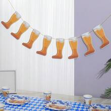 1 Set Bendera Hiasan Pesta Oktoberfest, Spanduk Huruf - MultiWarna - View 9