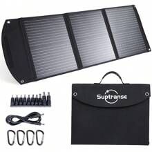 40W/60W Solar-Panel Ladegerät, faltbarer Tasche, faltbares monokristallines Solarpanel für Outdoor Camping, USB-Port, IP67 wasserdicht, Wandern, Notfall-Ladung, reisebereit Solarladegerät