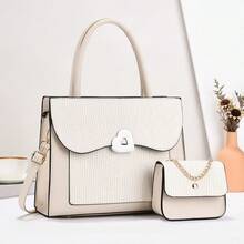 Women Shoulder Bags - 卡其 - 查看 7