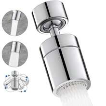 Splash Proof Faucet, 360 Degree Splash Proof Toiletries, Two Water Outlet Modes, Faucet Expansion Device, Foaming Device, Rotatable Expansion Device