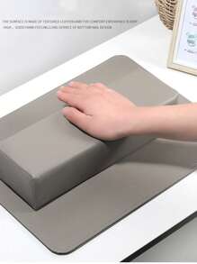 1PC Arm Rest For Nails - Nail Art Accessories Tool, Soft And Comfortable Armrest Mat, For Nails Tech Nail Supplies Nail Tech Must-Haves Nail Table For Nail Tech Nail Art For Home DIY Manicure Easy To Clean And Suitable For Personal Use Or Nail Salon