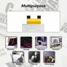 BHJLAXR 1pc XXL Mousepad, HD Printed Cute Cartoon Duck, Washable Non Slip Rubber Material, Multi Functional Mouse Mats For Office Computer PC Gamer, Desk, As Gifts For Family Friends, Adult