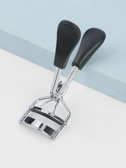 1pc Women's Convenient Eyelash Curler Tool With Handle, Curved Clamp Fits Eye Shape Without Damaging Lashes, Provides Long-Lasting Curl, Includes Lash Comb, Segmented Lash Curler, Spring-Loaded Lash Curler In Multiple Sizes,Giveaways,Travel,Cheap Stuff,Travel Essential