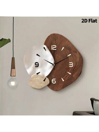 1pc Creative Art ation Wand Clock, Super Quiet Quartz Movement, No Ticking Sound, Room ation, Home Living Bedroom Classroom Kitchen Office Restaurant Ho view 11