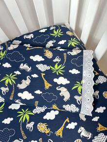 Laura Baby 2-Piece Sheet Set For American Standard Crib Or Mini Crib 100% Cotton - 海洋探險 - 查看 4