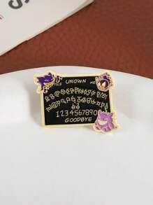 1PC Fantasy Anime Tiger Lily Enamel Pins Beautiful Floral Metal Brooches Backpack Lapel Hat Badges Fashion Jewelry Gift For Friends