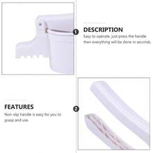 ZONABOOFAN Manual Potato Ricer Masher For Kitchen Potato Presser Easy To Clean Tool For Mashing Sweet Potatoes Squash And Compact Design - 白色 - 查看 3