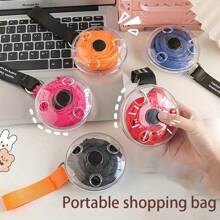 Casual Solid Color, Lightweight And Portable, Large-Capacity Hollow Bag, Convenience Bag, Large-Capacity Travel Washing Bag, Swimming Storage Bag, Minimalist Storage, Shopping Bag For Mother's Day Gift For Mom, Reusable And Portable Shopping Bag