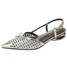 Women Flat Sandals - 黑色 - 查看 7