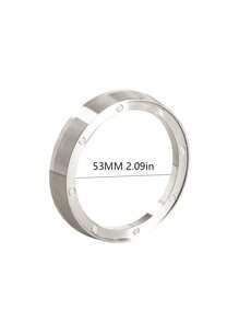 Juego de 8 aros antifugas de acero inoxidable con puntos magnéticos de recogida, se adapta a mangos de máquina de café de 51/53/58mm
