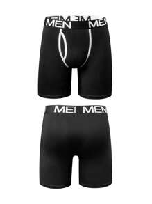 Set de 4 calzoncillos bóxer para hombre con abertura funcional, ropa interior deportiva cómoda
