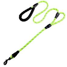 2-Handle Anti-Burst Dog Leash, Premium Quality Dog Leash With Soft Grip Handle - Durable, Suitable For Training, Walking And Outdoor Recreation - Great For Camping And Backyard Play With Pets Of All Sizes, Nylon Reflective Long Dog Training Leash, Dual Pet Leash For Small/Medium/Large Dogs