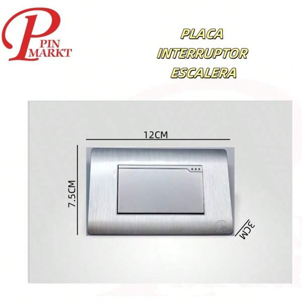 PLACA Contacto Dúplex,Apagadores Sencillos,Doble Apagador,apagador con Contacto,