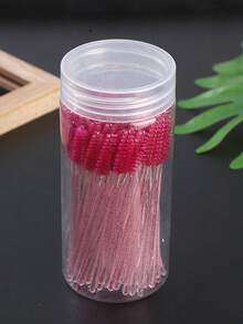 100支/70支/50支/10支豪华睫毛刷套装 - 高级睫毛膏刷和眉刷，配有便携收纳盒，完美适用于睫毛嫁接和打造无瑕妆容，刷毛柔软，轻柔呵护睫毛，包含眉刷、眼影刷、螺旋刷等。 - 彩色 - 查看 28