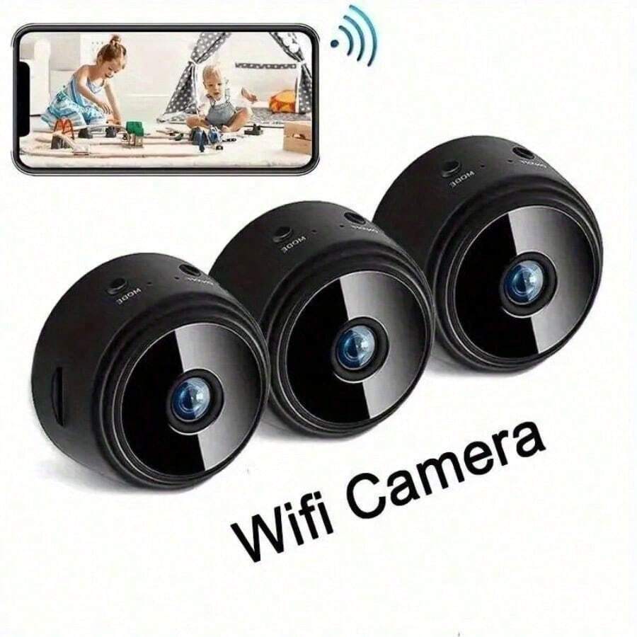 Wireless Surveillance Camera - Indoor/Outdoor Wireless Monitoring, Real-Time Motion Detection, Voice Assistant Compatible, Real-Time Christmas Monitoring And Home Security, 1080P Wireless Security Camera, Night Vision, Motion Detection - 1 - 查看 1
