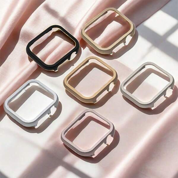 Metalowy zderzak do koperty zegarka 45 mm 44 mm 40 mm 41 mm 42 mm 46 mm 49 mm Ramka ochronna do kopert serii Ultra 10/9/8/SE/7/6/5/4 Aluminium Złoty