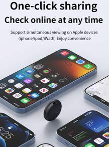 Smart Tag Pro, rastreador de malas compatível com o aplicativo Apple Where Is (somente iOS), localizador de chaves, bagagem, mala, carteira, à prova d'água IP67, pacotes de 1/2/4