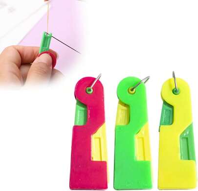 Automatic Needle Threader - 2025 New Plastic Quick-Loop Device For Hand Sewing, Embroidery, & Cross-Stitch Crafts, Universal Compatibility Across Various Sewing Machines (3)