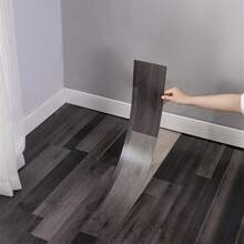 15/30 pezzi Cycleader Piastrelle adesive per pavimenti in finto legno vintage, in PVC opaco IXPE antiscivolo, adatte per progetti fai-da-te, resistenti all'usura e all'olio, ideali per cucina, piastrelle per arredamento, camere da letto, soggiorni, pavimenti in legno, cucine e decorazioni per la casa, materiali da costruzione