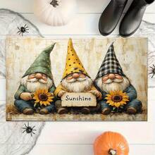 1 件秋季小矮人印花仿羊毛 TPR 底部门垫、浴室垫、厨房垫、洗衣房垫、节日氛围装饰、家居装饰、派对装饰、婚礼装饰、餐厅装饰 - ZFYR-017 - 查看 6