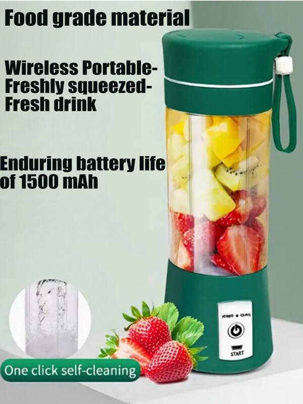 Vaso portátil exprimidor mini para el hogar, exprimidor eléctrico multifuncional recargable. Disfruta de un delicioso jugo fresco.