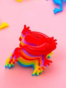 36 pièces Mini grenouilles sauteuses - jouets de doigts en plastique colorés, apprentissage amusant et cadeaux de fête, idéaux comme cadeaux d'anniversaire, durables, sans pile, jeux interactifs, récompenses en classe et fourre-tout de sac cadeau. Jouets de fête, design de grenouille ludique, jouets en plastique de qualité, jeux de grenouilles sautantes amusants, grenouille sautante en plastique de couleur unie, jouet éducatif pour enfants, cadeau pour la fête des enfants