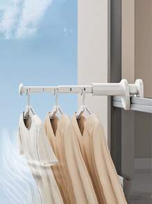 Suszarka podróżna z 5 haczykami, przenośny składany wieszak na pranie do użytku w hotelach, nie wymaga wiertarki, chowany gadżet do suszenia