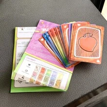 1pc Card Game - Spanish, English, And French Family Party Board Game For Halloween, Christmas Gift, Interactive Tabletop Game School Supplies, Back To School
