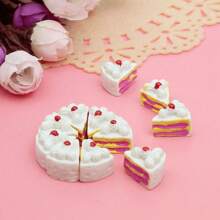 10pcs Dollhouse Miniature Food Cakes: Mini Kitchen Cake Shop Desserts Scene Realistic Dessert Model