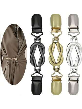 1/3pcs Retro Sweater Clip Set, Sweater Clip, Cardigan Clip Fashionable Cardigan Collar Clip And Formal Shirt Clip, Dress And Pants Drawstring Clip, Suitable For Women's Shirts, Dresses, Shawls And Cardigans, Suitable For Women's Retro Button Scarf Clip, Versatile, Simple And Fashionable, Anti-Light Artifact