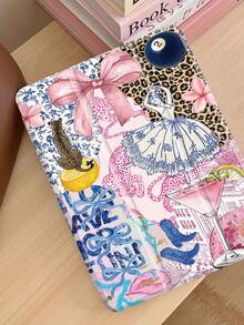 Stitching Pattern Double-Sided Printing IPad Case Compatible With IPad Air 11-In.(M2)-2024/2025, Supports Horizontal And Vertical Orientation. Suitable For IPad 10th Generation, IPad 10.2-Inch, Galaxy Tab A8 10.5 Inch 2022, The Case Supports Multiple Angles - Multicolor - View 8