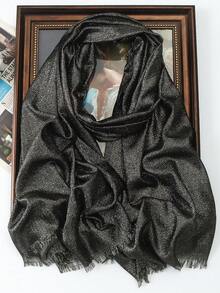 1件女士优雅四边金属丝印花围巾/披肩，适合海滩或连衣裙穿着 - 彩色 - 查看 23