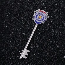 1pc Residents Evils RPD Keychains Playing Card Square Plum Heart Keyring Key For Men Jewelry Accessories Fans Collection - Multicolor - View 7