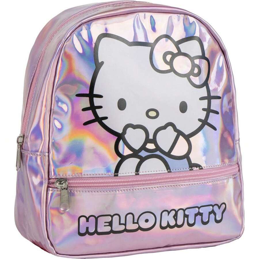 Cerdá 男生和女生休閒背包 - 兒童學校背包，採用人體工學和有趣設計 - 輕巧、耐用、舒適，非常適合日托、學校或遠足 - 大隔層和可調節肩帶 ⚫ 免費送貨 ✅ 24/48 小時內送達西班牙（半島） - 彩虹色Hello Kitty - 查看 1