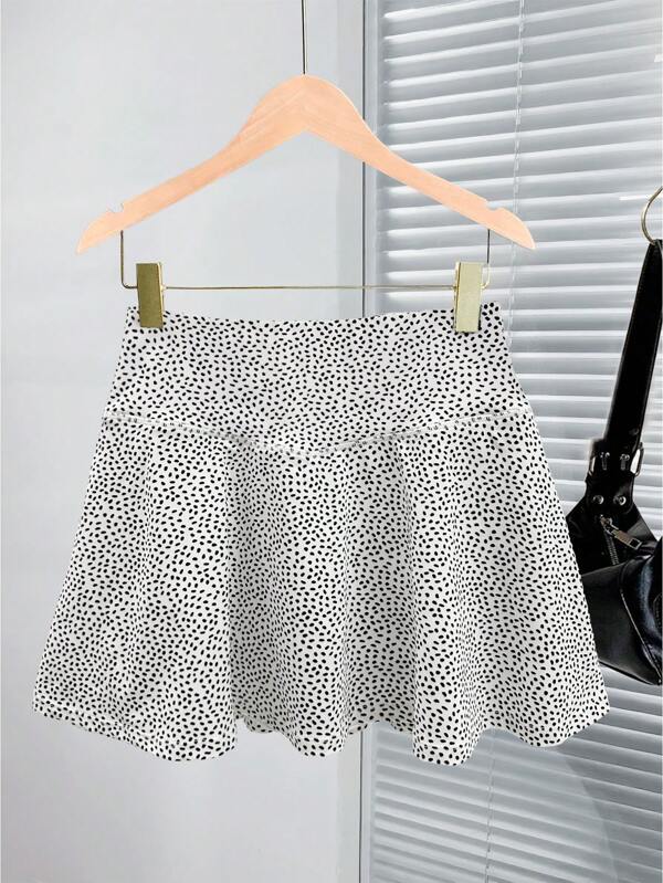 Polka Dot Casual Skorts