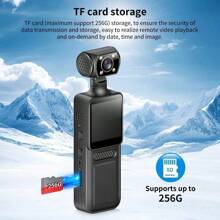 4K Ultra HD Swivel Lens Action Camera - Touch Screen Loop Recording & Night Vision, Waterproof Anti-Shock Handheld Body Cam For Skiing Cycling Outdoor Adventures [32G Memory]