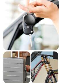 Smart Tag Pro, rastreador de malas compatível com o aplicativo Apple Where Is (somente iOS), localizador de chaves, bagagem, mala, carteira, à prova d'água IP67, pacotes de 1/2/4