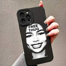 Funda de Teléfono Suave Angel Eyes con Diseño  Complementario con Impresión UV, Ofreciendo un Acabado Mate y Protección de 360 Grados para Varios Modelos de , Incluyendo 11, 12, 13, 14, 15, 16, 17 Pro Max, XR, X/XS, 7, 8 Plus, SE y Mini para Smartphones, Funda de Teléfono, Fundas de Teléfono, Etui Na Telefony, Ph Para Chicas/Mujeres, Ph Estética, Funda, Funda de Teléfono - Mezcla de colores - Ver 5