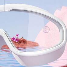 Swimming Goggles, High-Definition Large Frame Waterproof And Anti Fog Swimming - Pink - View 2