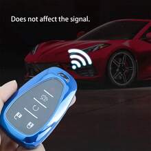 Full Protective Car Key Case Suitable For Chevrolet Series For Malibu XL For Trax For Camaro For Cruze For Blazer For Tracker For Orlando For Equinox Car Remote Key Cover Exquisite High-End Keybag Suitable For Both Men And Women