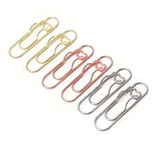 6 Pieces Stainless Steel Multifunctional Metal Clip Set, Notebook And Diary Accessories, With Pen Clip, Bracket And Suspension Function, Used For Organizing Office And School Supplies - 6 cái: 3 màu, mỗi màu 2 cái - Xem 10