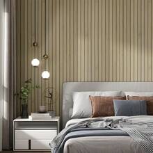 1 卷卡其色简约木纹纹理壁纸，剥离和粘贴乙烯基接触纸，自粘式可移除复古手工 DIY 家居装饰，适用于客厅卧室厨房橱柜宿舍办公室 17.7 英寸 X 393.7/196.8/118.1/39.3 英寸墙纸墙贴房间装饰墙面装饰客厅装饰